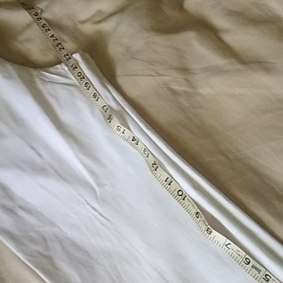 White stretch crop pants,size 14,never worn. - Picture 4 of 6